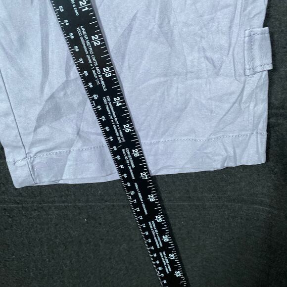 Ann Taylor Womens Pants Purple Tall Khakis Straight Leg Stretch 10L - Picture 8 of 12